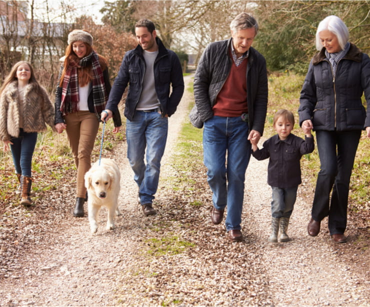 Family with several generations